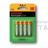 Аккумуляторная батарейка KODAK HR6-4BL (2100 mAh) Pre-Charged   (4/80/640) Аккумуляторная батарейка KODAK HR6-4BL (2100 mAh) Pre-Charged   (4/80/640)