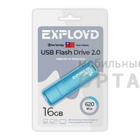 Флешка USB 16 Гб Exployd  620  синий