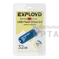 Флешка USB 32 Гб Exployd  650  синий
