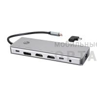 Адаптер TypeC -->(2HDMI+DP)4K*60Hz+3USB3.0+TC+USB2.0+RJ45+SD+TF+PD+audio+TCадаптер, VCOM <4706> (1/100) Адаптер TypeC -->(2HDMI+DP)4K*60Hz+3USB3.0+TC+USB2.0+RJ45+SD+TF+PD+audio+TCадаптер, VCOM <4706> (1/100)